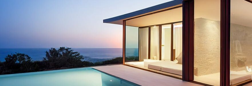 villa en bord de mer
